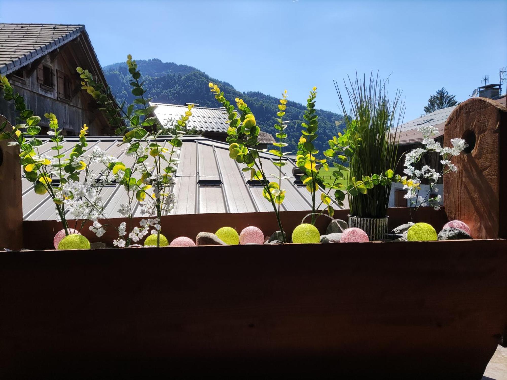 Villa La Ferme d'Henriette, à Samoëns Esterno foto