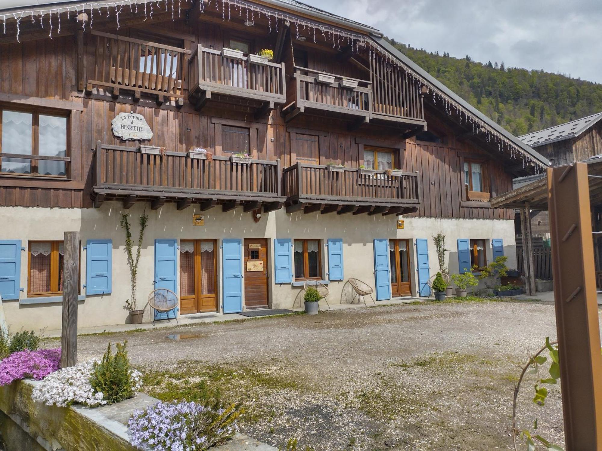 Villa La Ferme d'Henriette, à Samoëns Esterno foto