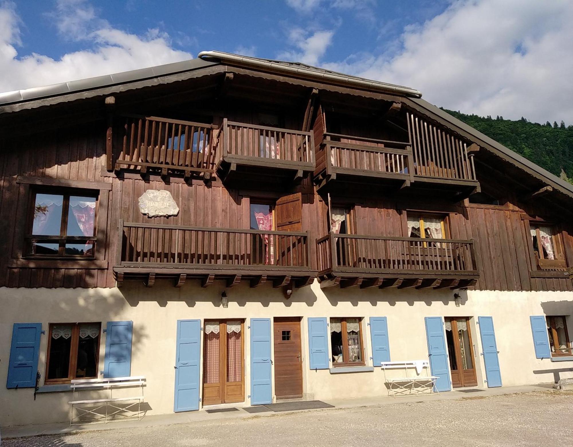 Villa La Ferme d'Henriette, à Samoëns Esterno foto
